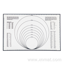 Non-slip with measurements silicone dough pastry mat